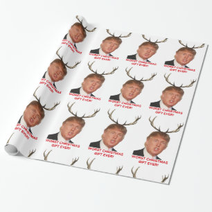 Papier Cadeau Trump, le pire cadeau de Noël jamais fait !