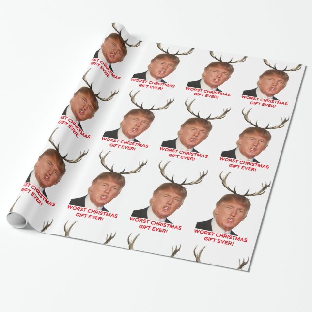 Papier Cadeau Trump, le pire cadeau de Noël jamais fait ! (Déroulé)