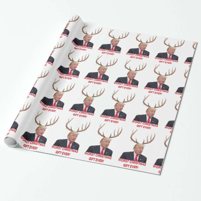 Papier Cadeau Trump, le pire cadeau de Noël jamais fait ! (Déroulé)