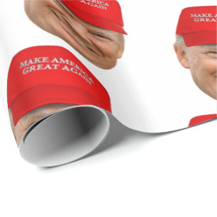 Papier Cadeau TRUMP MAGA Noël