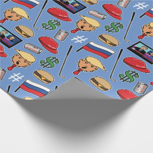 Papier Cadeau Trump, Money, Burgers, Golf, Russie et fausses nou