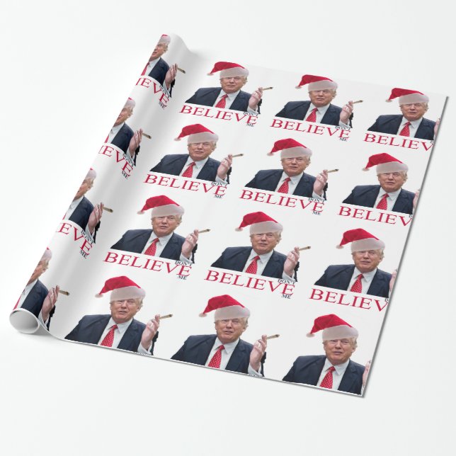 Papier Cadeau Trump, ne me croyez pas (Déroulé)