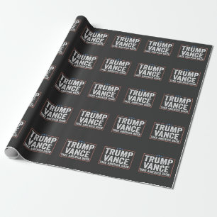Papier Cadeau Trump Vance Take America Back Election Vote USA