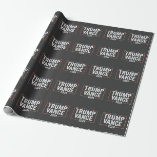 Papier Cadeau Trump Vice-président Vance 2024 élection président