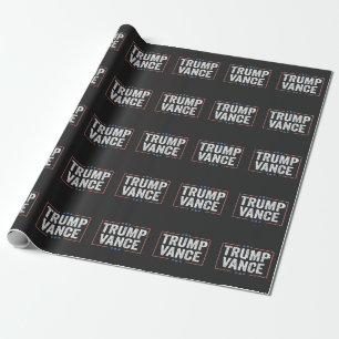 Papier Cadeau Trump Vice-Président Vance Président Election USA