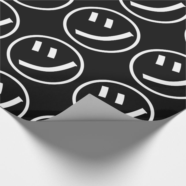 Papier Cadeau ㋡ Tsu Kana Katakana Smiling Emoji / Emoticon (Coin)