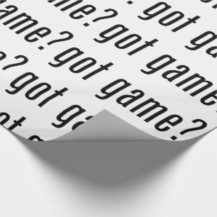 Papier Cadeau tu as du jeu ?