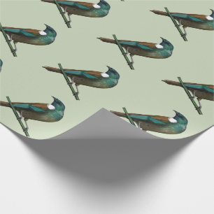 Papier Cadeau Tui New Zealands Bird