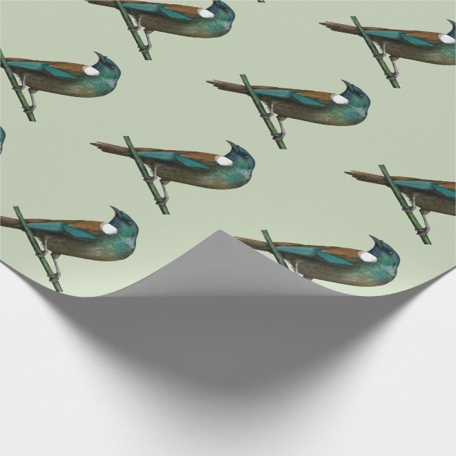 Papier Cadeau Tui New Zealands Bird (Coin)