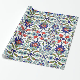 Papier Cadeau tuiles turques traditionnelles