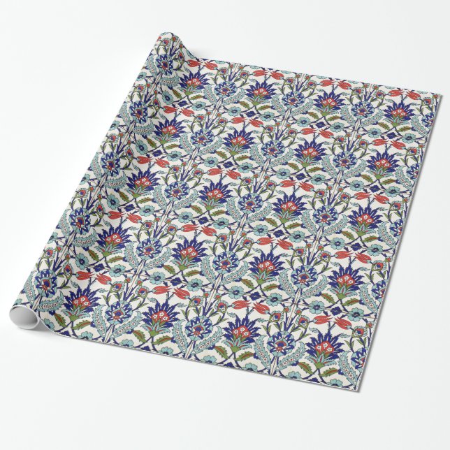 Papier Cadeau tuiles turques traditionnelles (Déroulé)