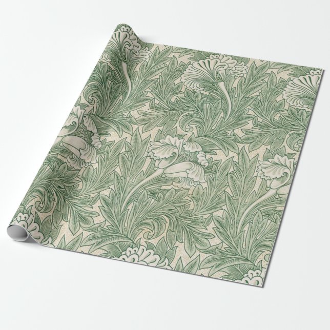 Papier Cadeau Tulip Motif (1875) Par William Morris (Déroulé)
