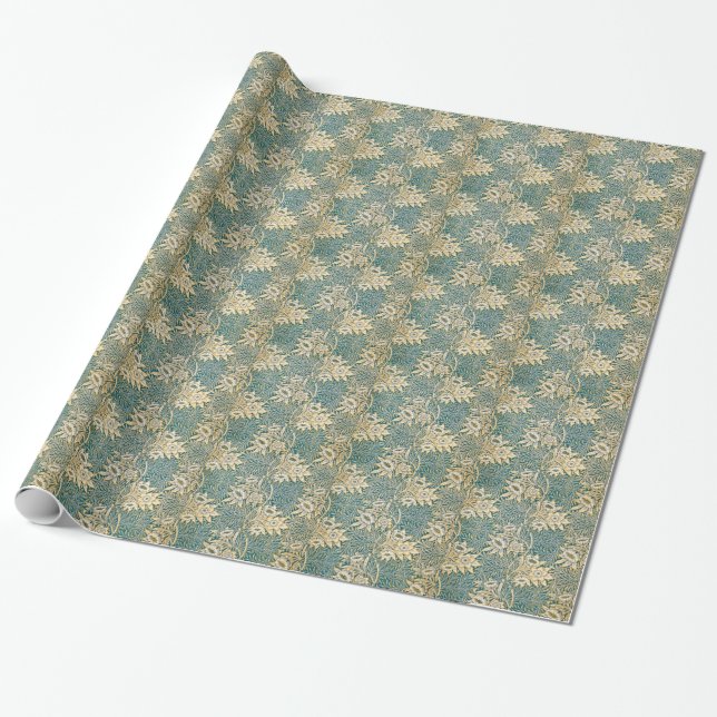 Papier Cadeau Tulipe et saule de William Morris (Déroulé)