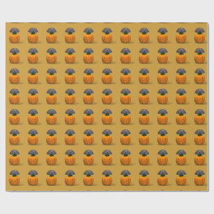 Papier Cadeau Turquie Et Citrouille
