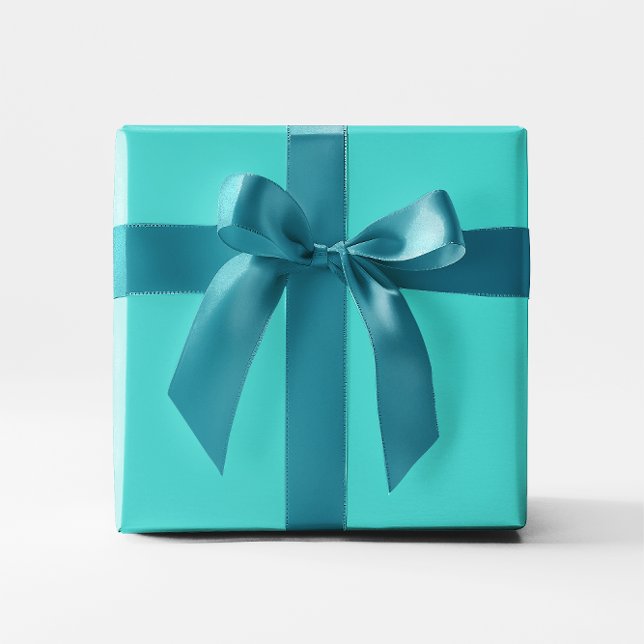 Papier Cadeau Turquoise moyen (Medium Turquoise Wrapping Paper)