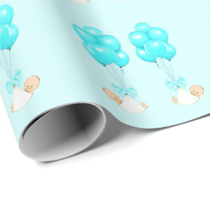 Papier Cadeau Twin Boys Baby Gift