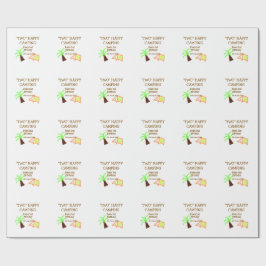 Papier Cadeau Two happy camping 2nd birthday tree camp kids