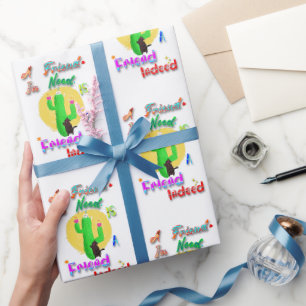 Papier Cadeau Un ami dans le besoin est un véritable ami