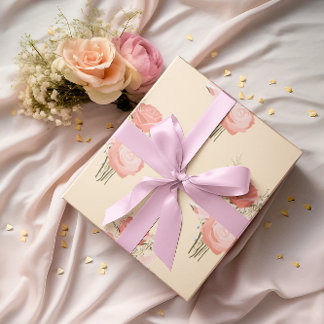 Papier Cadeau Un avenir rempli de Mariage d'Amour