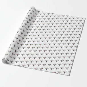 Papier Cadeau Un brillant néoplasticisme Art Monogramme. Lettre 