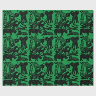 Papier Cadeau Un cadeau unique pour les animaux africains