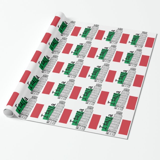 Papier Cadeau Un contact de l'Italie (Déroulé)