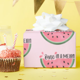 Papier Cadeau Un Dans Un Melon Watermelon Papier Enveloppant Ann