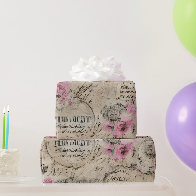 Papier Cadeau Un Ephémère français série 24 (Cadeaux de fête)