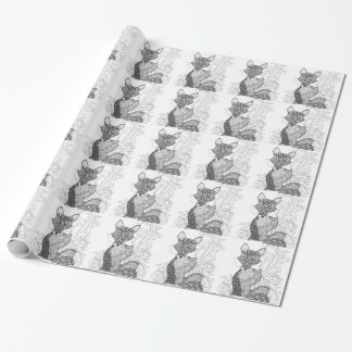 Papier Cadeau Un Fox rusé