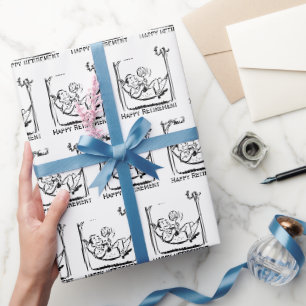 Papier Cadeau Un homme à la retraite heureux à Hammock
