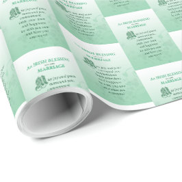 Papier Cadeau Un Mariage irlandais qui félicite