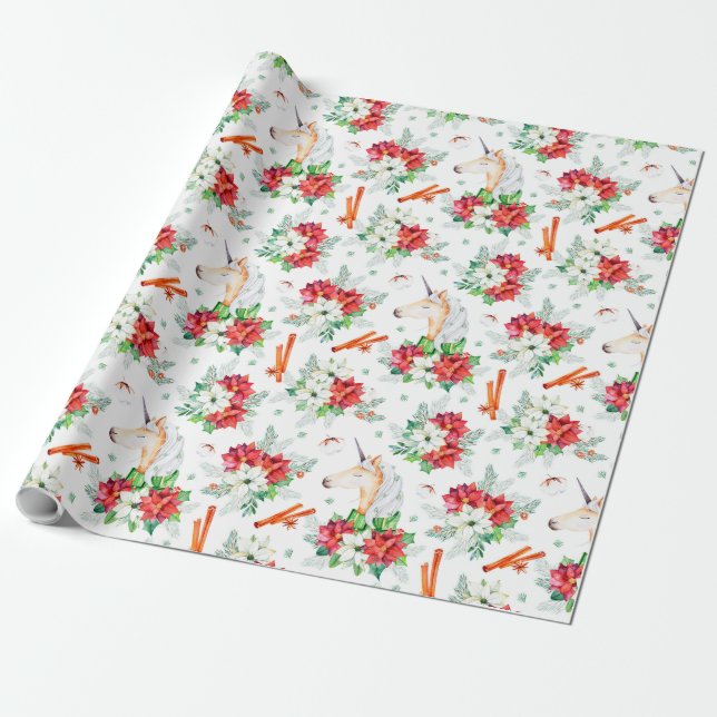 Papier Cadeau Un Noël magique (Déroulé)