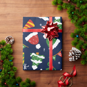 Papier Cadeau Un Noël parfait pour Snowman