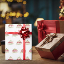 Un Noël très joyeux Nom de famille de vacances mod