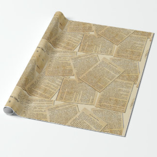 Papier Cadeau Un papier d'enveloppement de carol de Noël