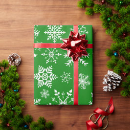 Papier Cadeau Un papier d'enveloppement de scènes hivernales