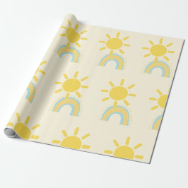Papier Cadeau Un petit rayon de papier enveloppant de soleil