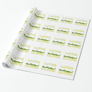 Papier Cadeau Un plus défunt alligator