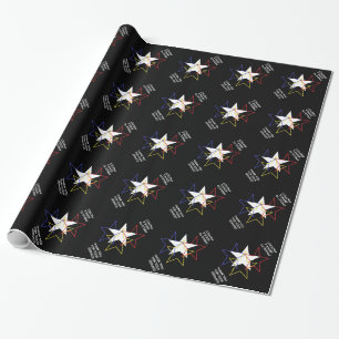 PAPIER CADEAU UN SALUT AUX MILITAIRES