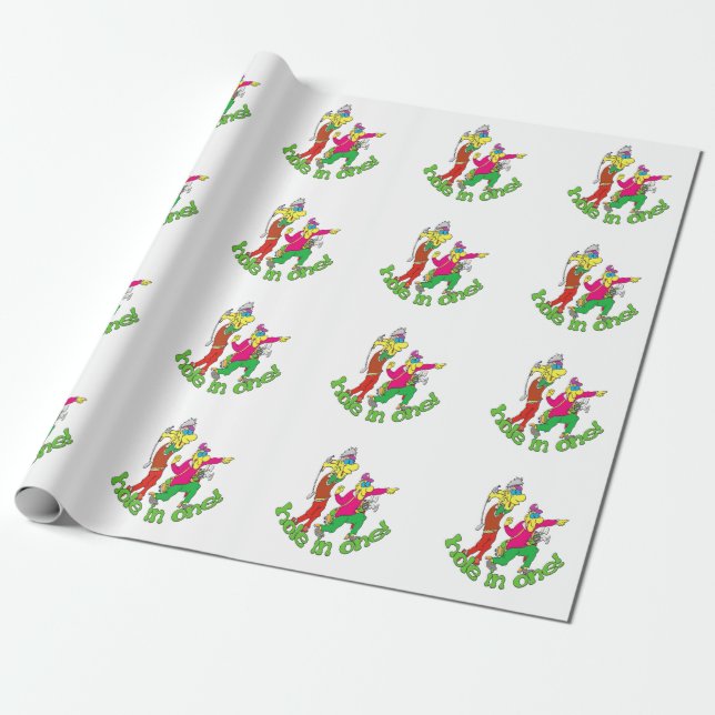 Papier Cadeau Un trou dans un trou (Déroulé)