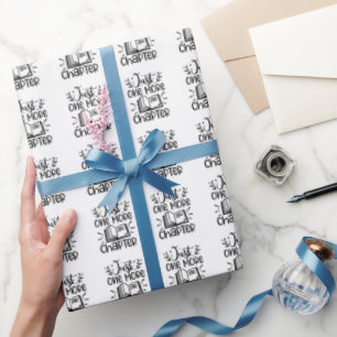 Papier Cadeau Un ver De Livre De Chapitre De Plus