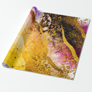 Papier Cadeau Une créativité transparente. Nuages Abstraits -ART