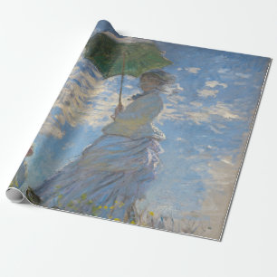 Papier Cadeau Une femme avec un parasol   Paysage français