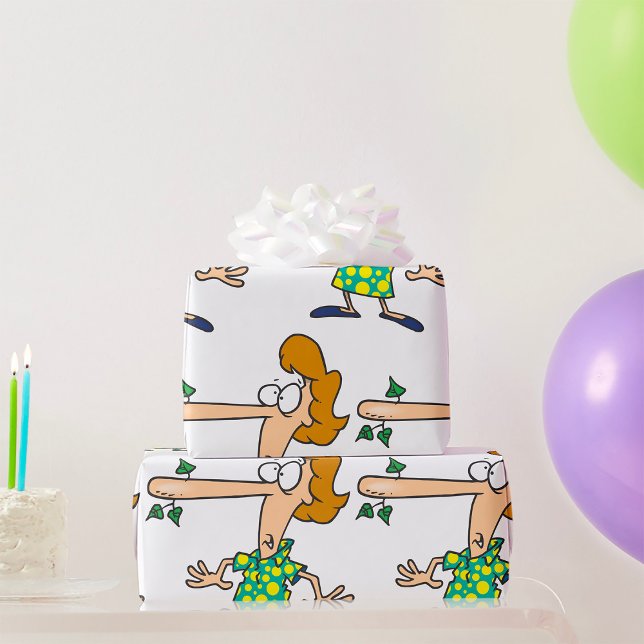 Papier Cadeau Une Femme Dit Des Mensonges (Créateur téléchargé)