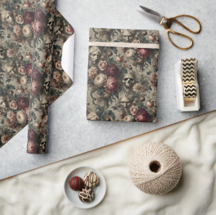 Papier Cadeau Une floraison à attendre - gothique victorien