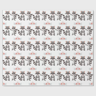 Papier Cadeau Une humeur joyeuse et ludique, comme les ratons la