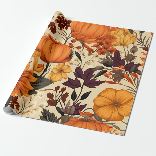 Papier Cadeau Une récolte florissante (Déroulé)