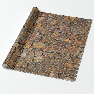 Papier Cadeau Une texture murale grungy en brique comme fond abs