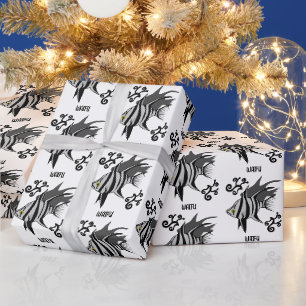 Papier Cadeau Une vieille femme qui vous donne l'oeil