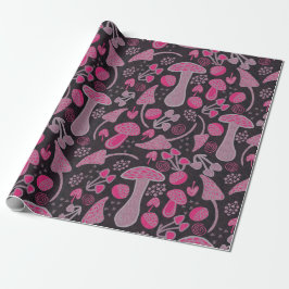 Papier Cadeau Unique En Motif Rose/Automne